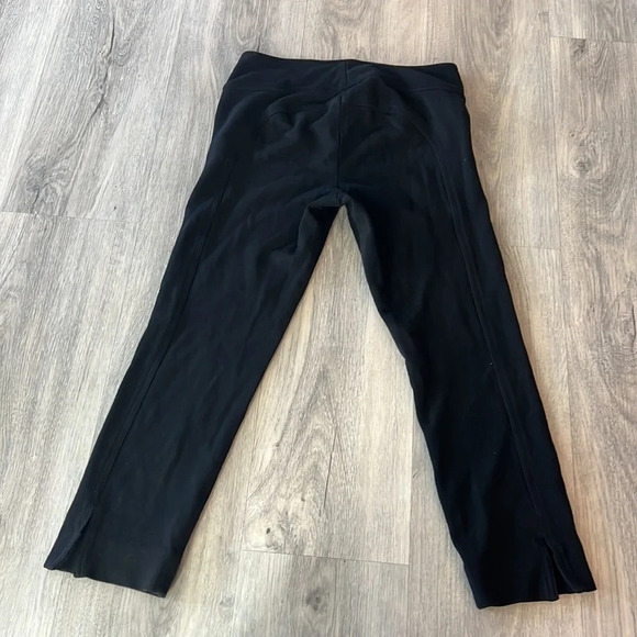 🏁 Diane Von Furstenberg black straight leg cropped trousers  size 0 - Picture 9 of 11